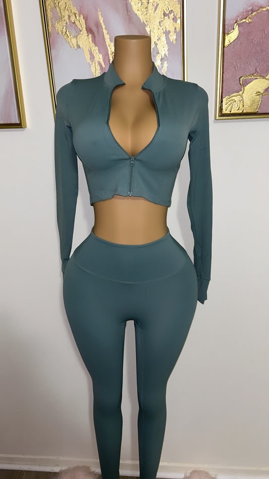 Teal Workout Set